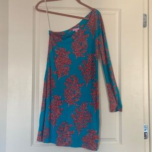 Lilly Pulitzer coral print dress, size small